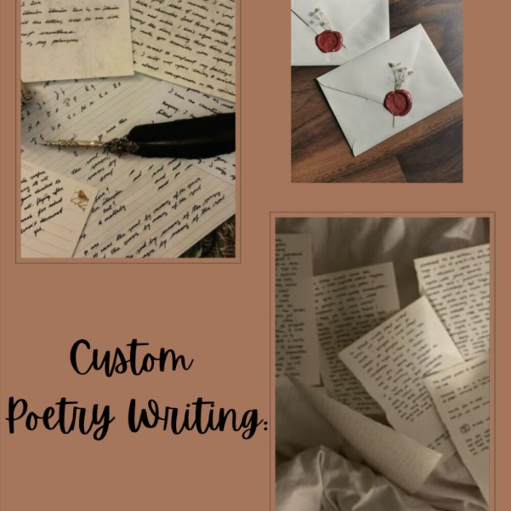 ☃️ Custom Poetry Writing